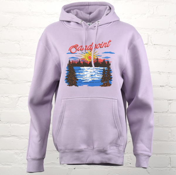 Sunset Lake Custom Premium Hoodie