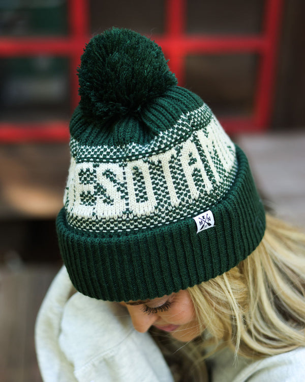 Face Off Jacquard Beanie