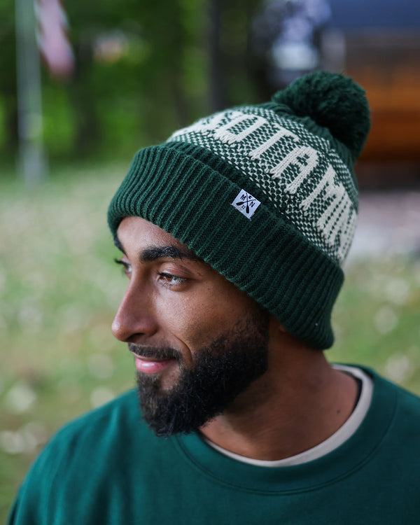 Face Off Jacquard Beanie