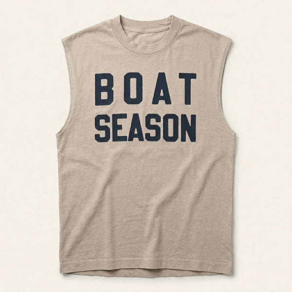 Unisex Boat Season Muscle Tank