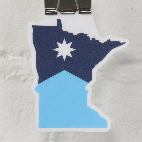 Flag State Shape Sticker