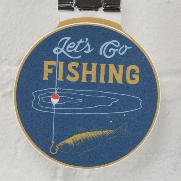 Let's go Fishing Sticker