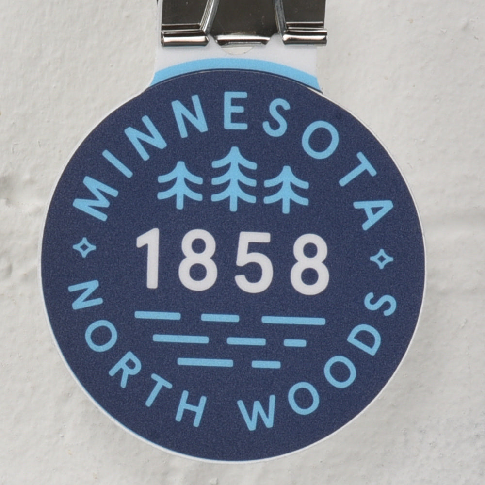 Minnesota 1858 Northwoods sticker – sota clothing