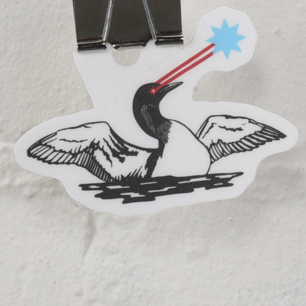 Laser Loon Eyes Sticker