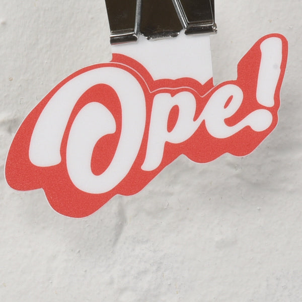 Ope! Script Sticker