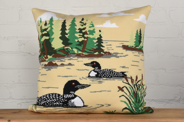 Loon with Trees Pillow Case