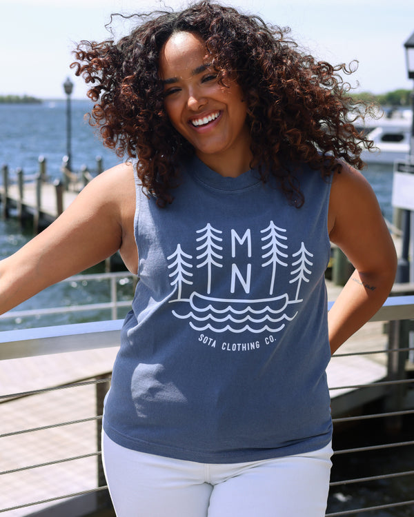 Unisex Canoe Cruise Muscle Tank