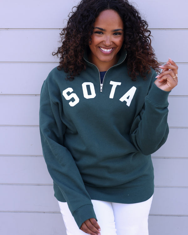 Loft Midweight Unisex Qtr Zip