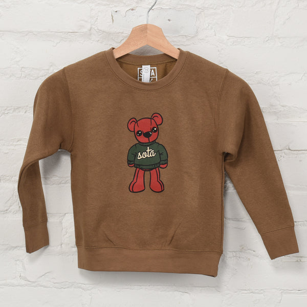 Christopher Straub Teddy Bear Toddler Crewneck