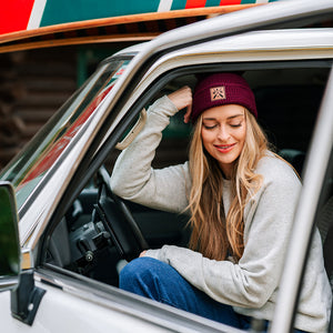Baudette Waffle Knit Beanie - sota clothing