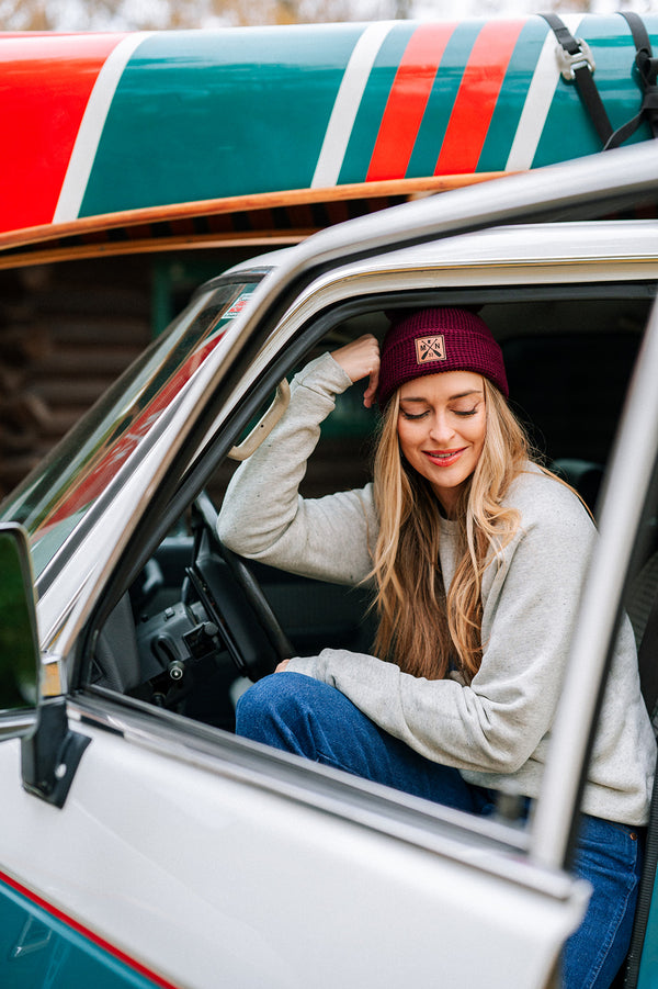 Baudette Waffle Knit Beanie - sota clothing