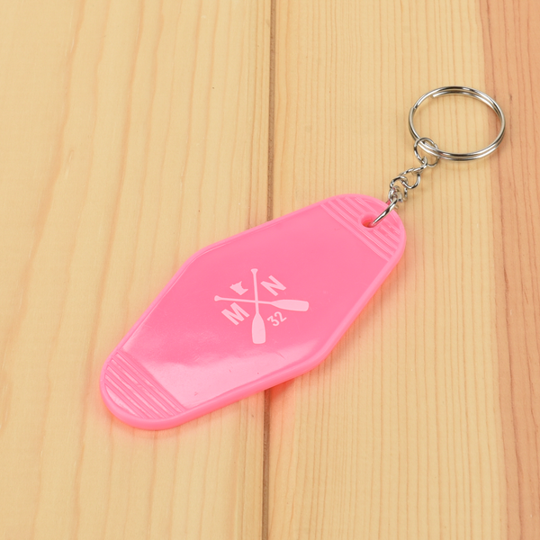Pink Paddle Club Keychain