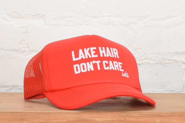 Lake Hair, Don't Care Foam Trucker Snapback