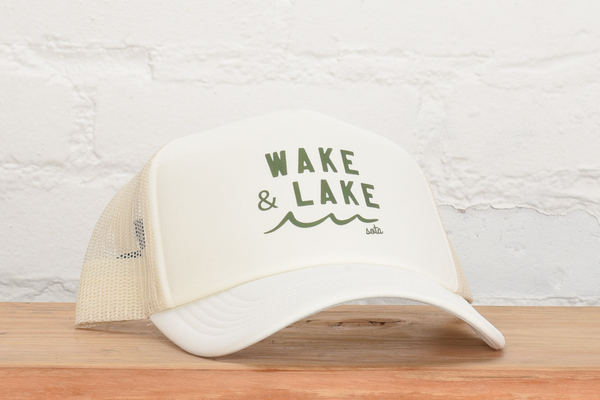 Wake and Lake Foam Trucker Snapback