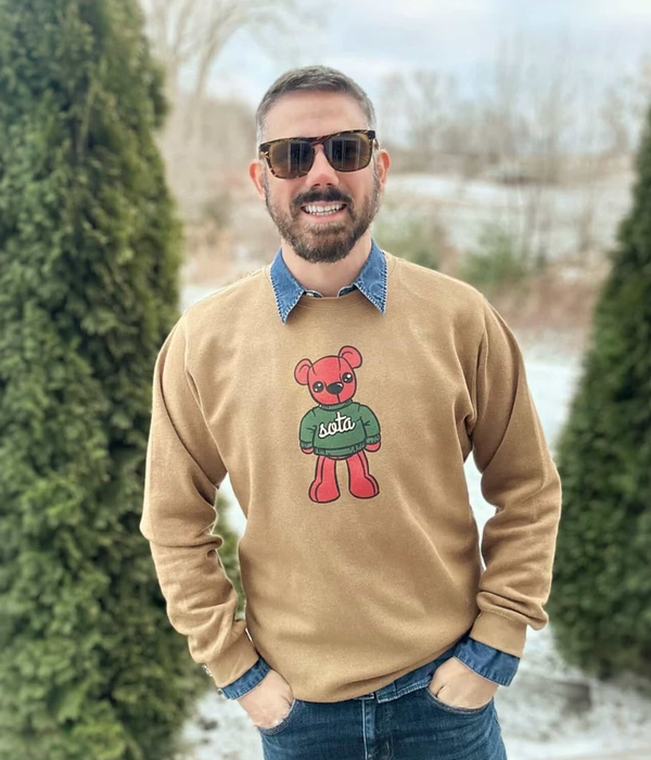 Christopher Straub Teddy Bear Crewneck - Adult