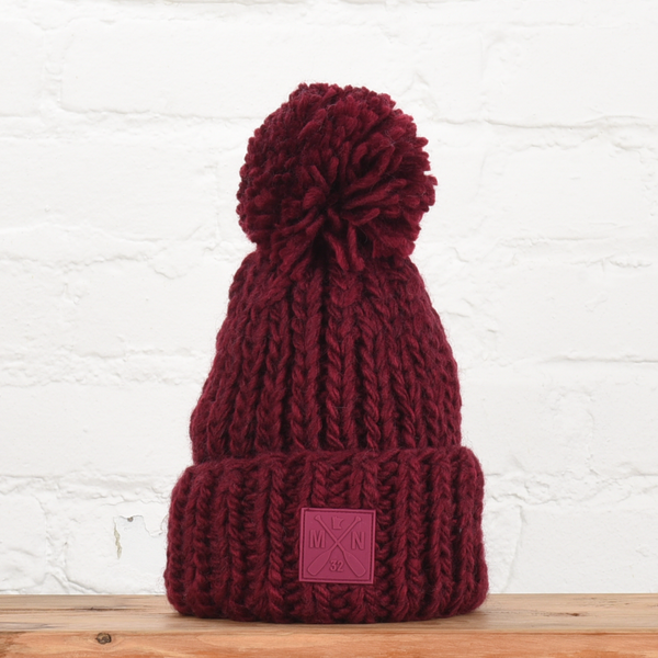 Snow Berry Chunky Beanie