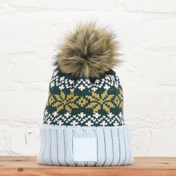 Snow Day Jacquard Beanie
