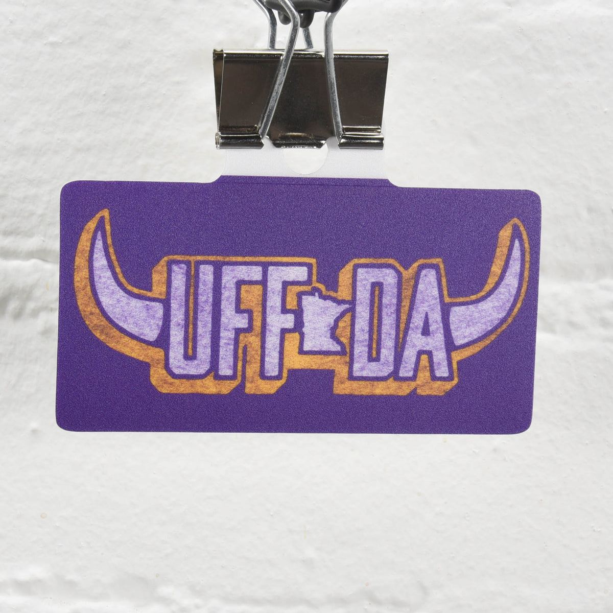Uff Da Horns Sticker – sota clothing