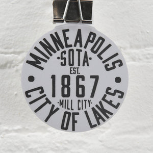 City Of Lakes Sticker - sota clothing