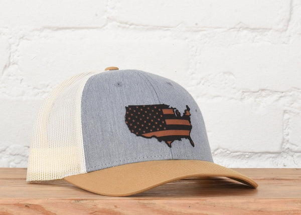 United States Shape Flag Snapback