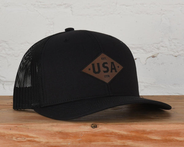 Patriot Leather Patch Snapback