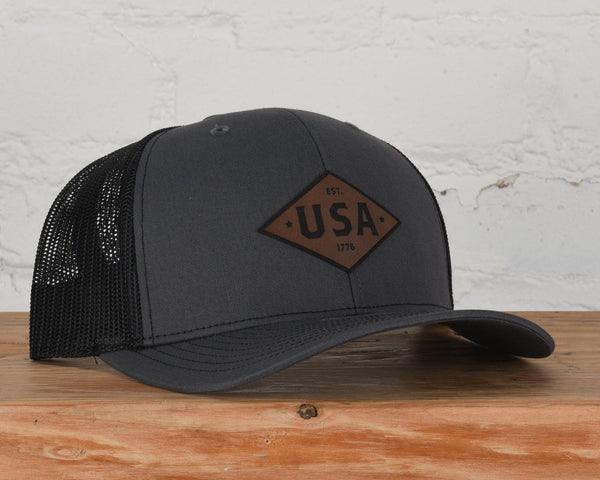 Patriot Leather Patch Snapback