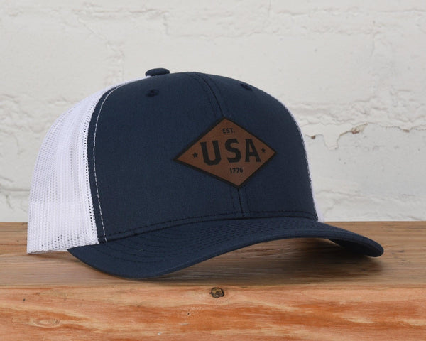Patriot Leather Patch Snapback