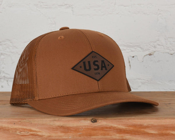 Patriot Leather Patch Snapback