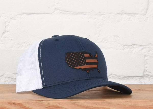 United States Shape Flag Snapback