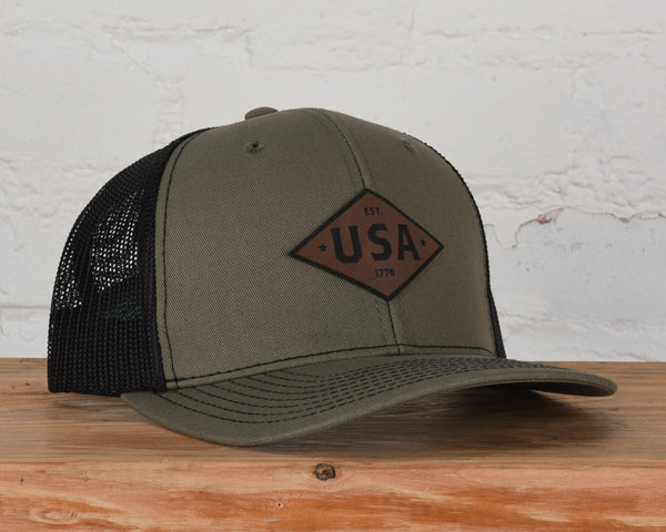Patriot Leather Patch Snapback