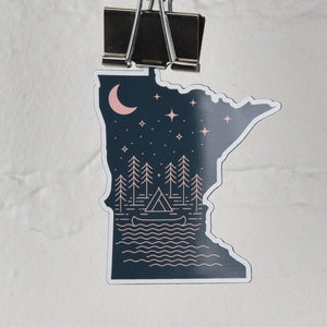 Minnesota Starry Night Magnet - sota clothing