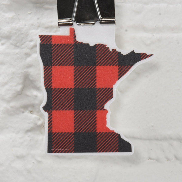 Plaid MN Sticker - sota clothing