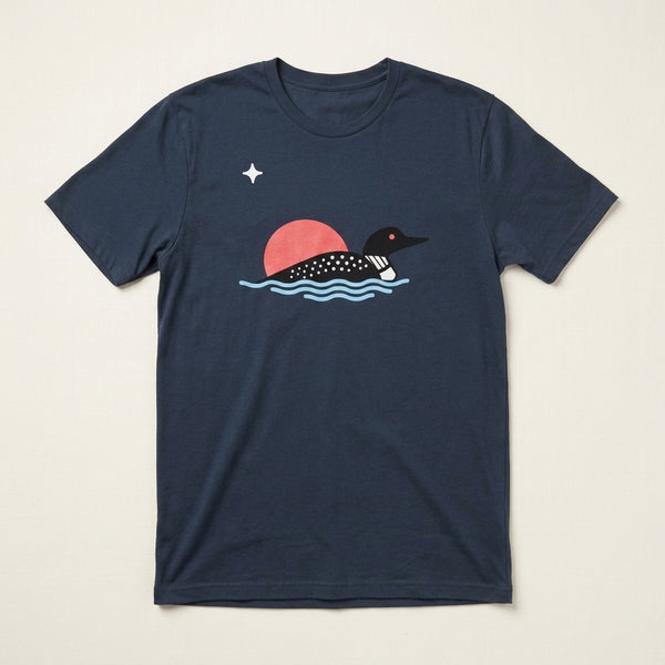 Unisex Sunset Loon Tee