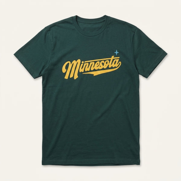 Minnesota Hockey Script Unisex Tee