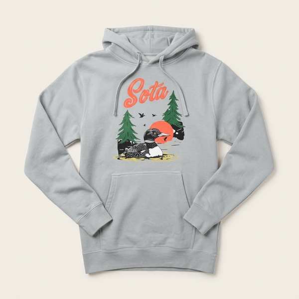 Retro Loon Unisex Hoodie