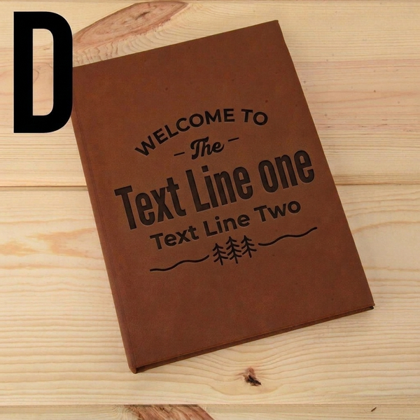 Custom Cabin Guest Book