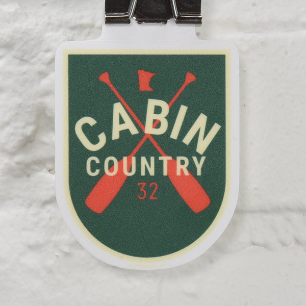 MN Cabin Country Sticker