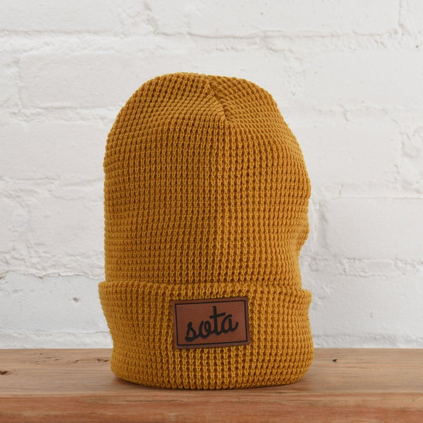 Wolf Lake Waffle Knit Beanie