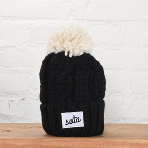 Kids Snow Leopard Beanie - sota clothing