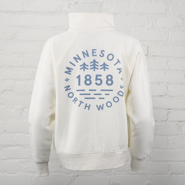Women's Bubble Letter Boxy Full Zip