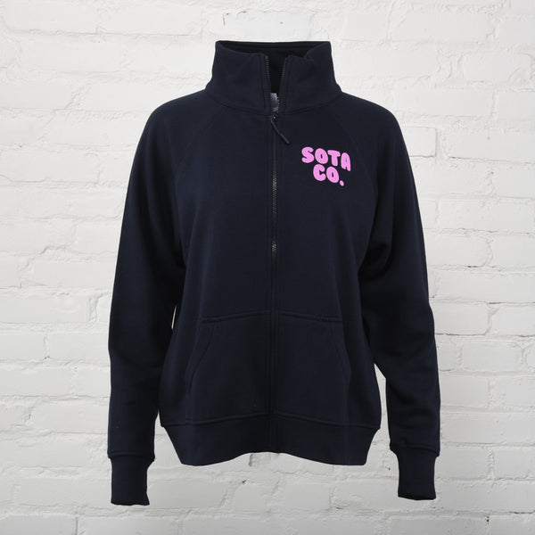 Women's Bubble Letter Boxy Full Zip