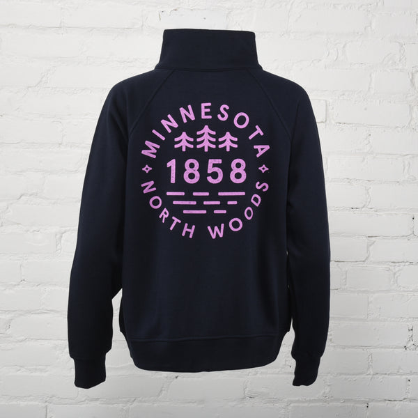 Women's Bubble Letter Boxy Full Zip