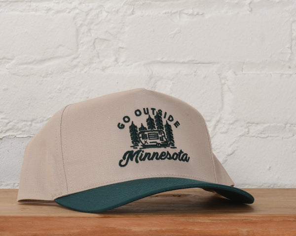 Go Outside Embroidered Snapback