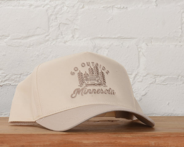 Go Outside Embroidered Snapback