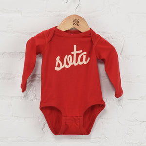 Mistletoe Long Sleeve Onesie - sota clothing
