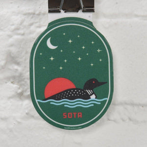 Sunset Loon Sticker - sota clothing