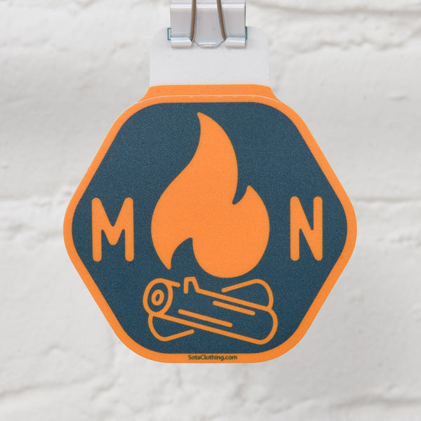 MN Campfire Sticker