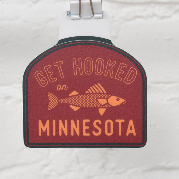 Get Hooked on MN Sticker