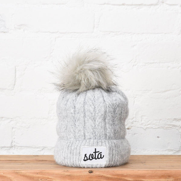 Ridge Line Pom Beanie - sota clothing