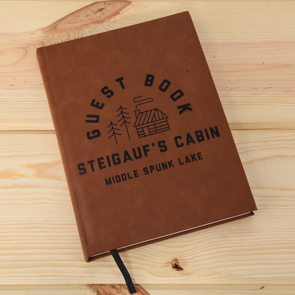 Custom Cabin Guest Book
